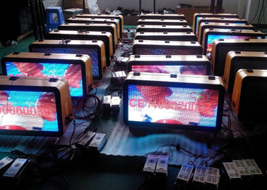 HD πίσσα εικονοκυττάρου οθόνης των RGB ασύρματων οδηγήσεων επίδειξης των αδιάβροχων ταξί οδηγήσεων στεγών P6mm προμηθευτής