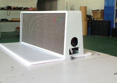 P5 επίδειξη 960x320mm των αδιάβροχων οδηγήσεων ταξί υψηλοί πίνακες ηλεκτρονικών μηνυμάτων φωτεινότητας προμηθευτής