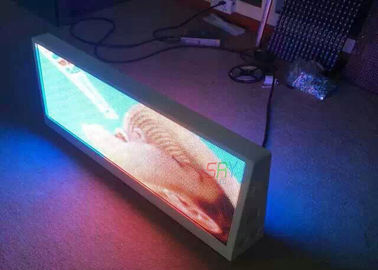 P5 επίδειξη 960x320mm των αδιάβροχων οδηγήσεων ταξί υψηλοί πίνακες ηλεκτρονικών μηνυμάτων φωτεινότητας προμηθευτής