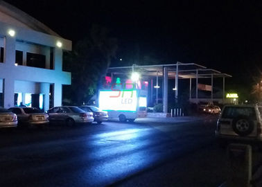 IP65 PH10mm κινητή οπίσθια συντήρηση οθόνης των οδηγήσεων διαφήμισης τοποθετημένη φορτηγό προμηθευτής