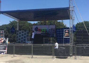 SMD3535 οθόνη επίδειξης των υπαίθριων P10 πλήρων χρώματος αδιάβροχων οδηγήσεων ενοικίου, μέγεθος γραφείου: 640x640mm προμηθευτής